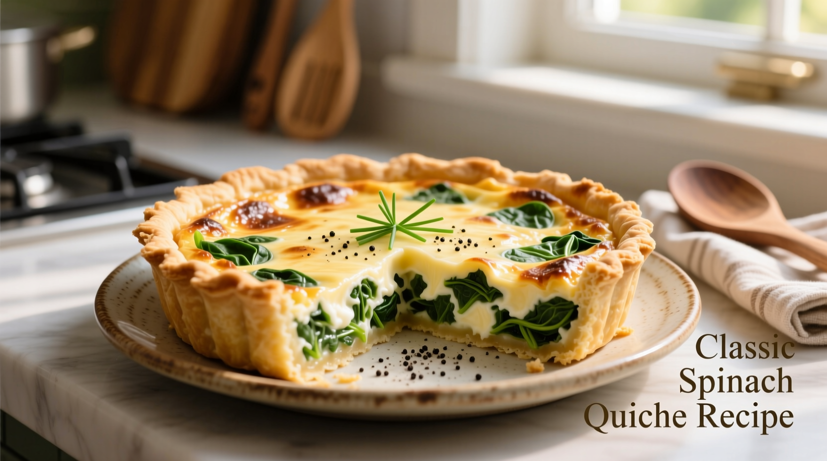 Perfect Spinach Quiche Recipe: Creamy, Flaky & Foolproof