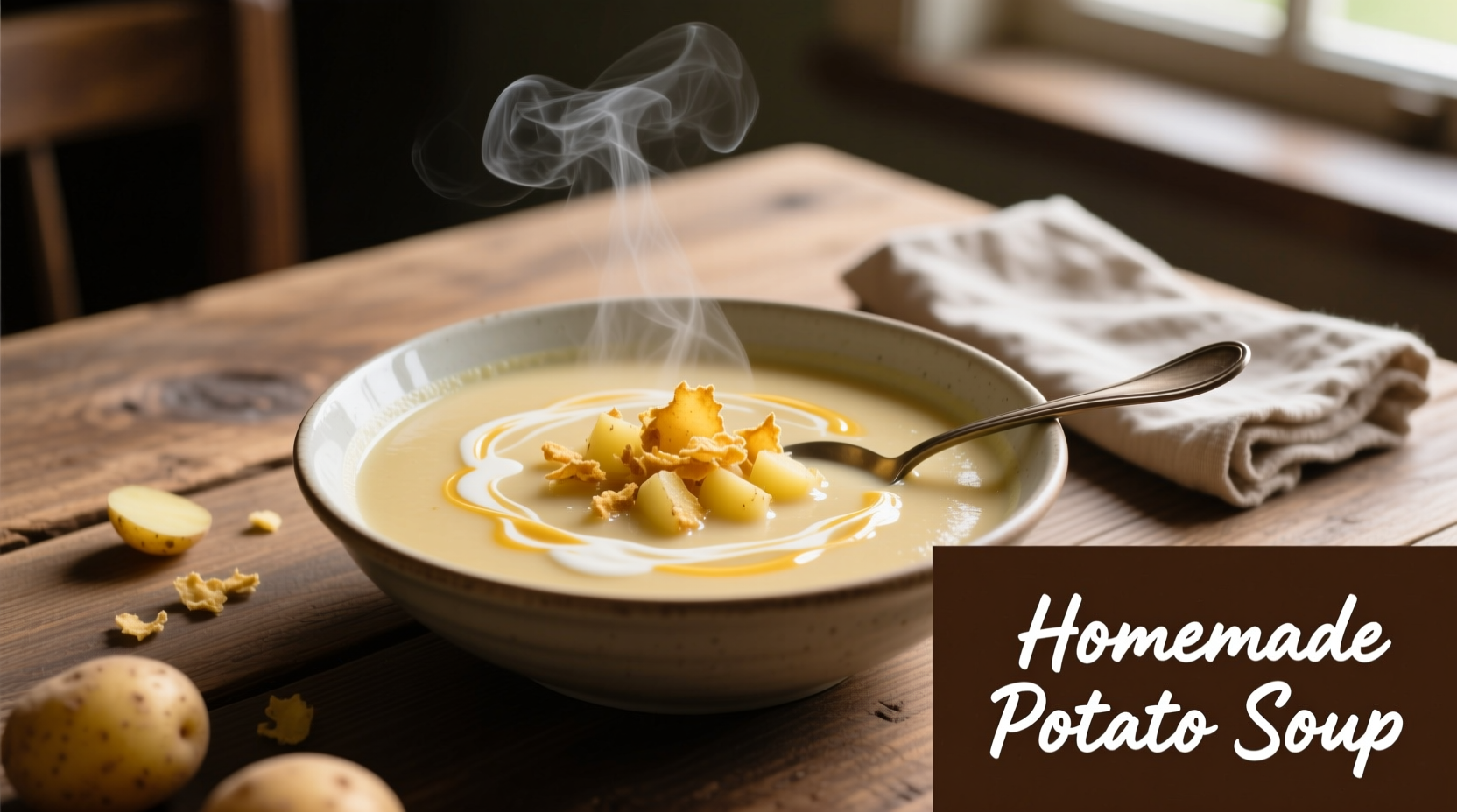 Creamy Potato Soup Recipe Using Potato Flakes (20 Minutes)