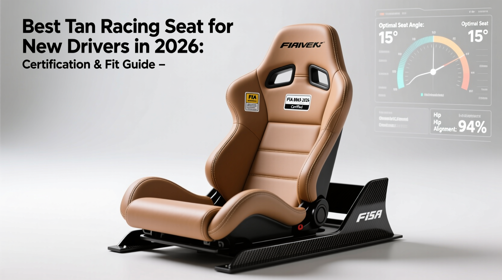 tan racing seat new drivers 2026