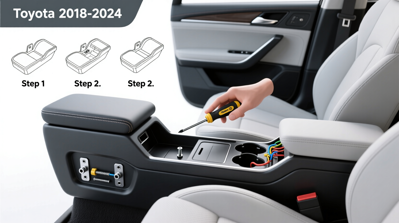 Camry Hybrid Armrest Install: Full 2018–2024 Guide