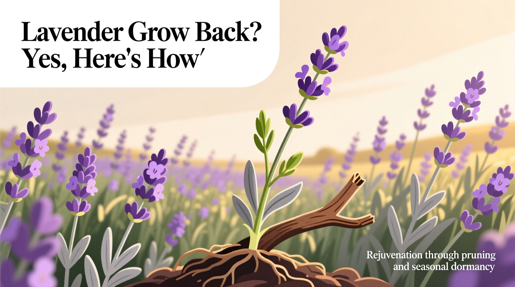 does lavender grow back