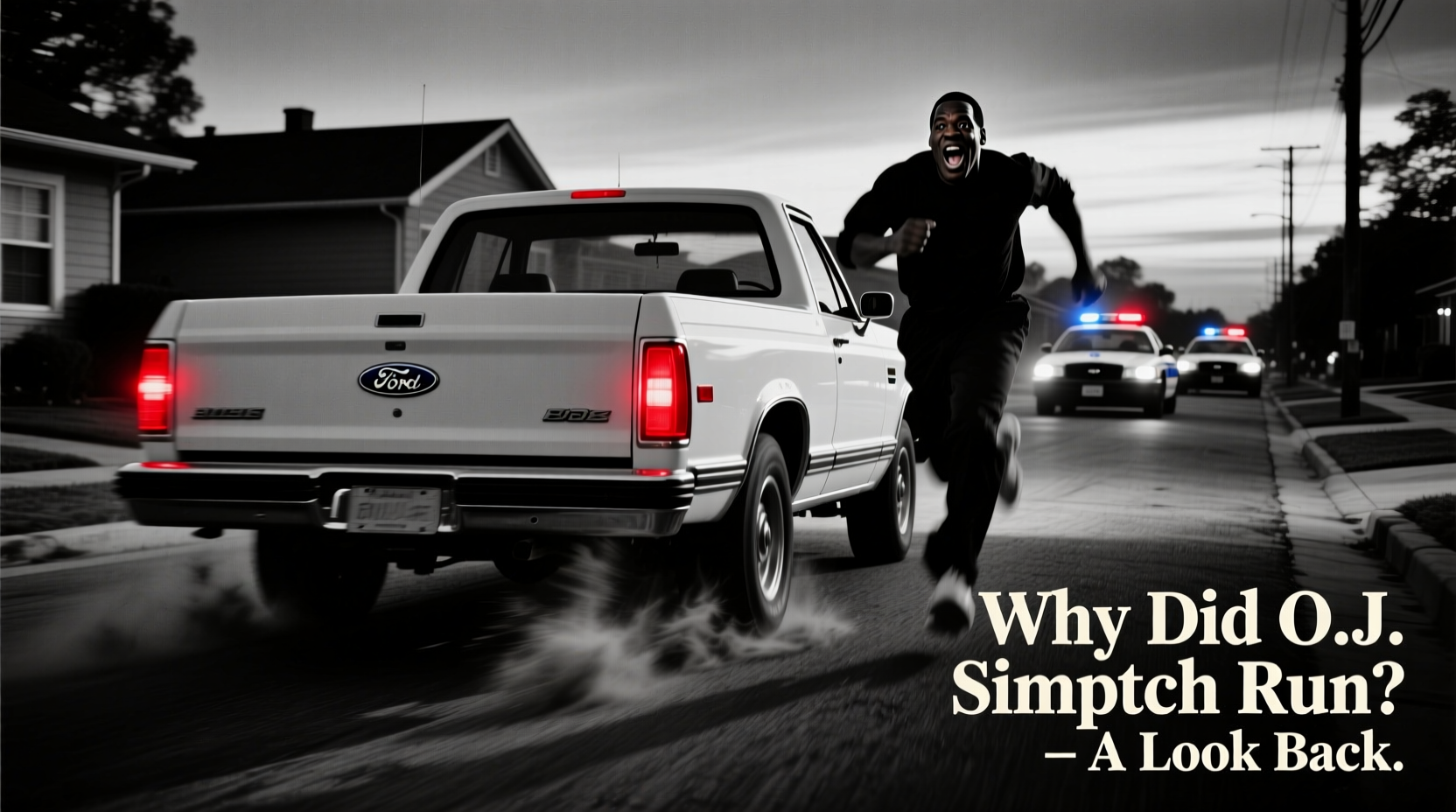 why did o j simpson run from police a look back