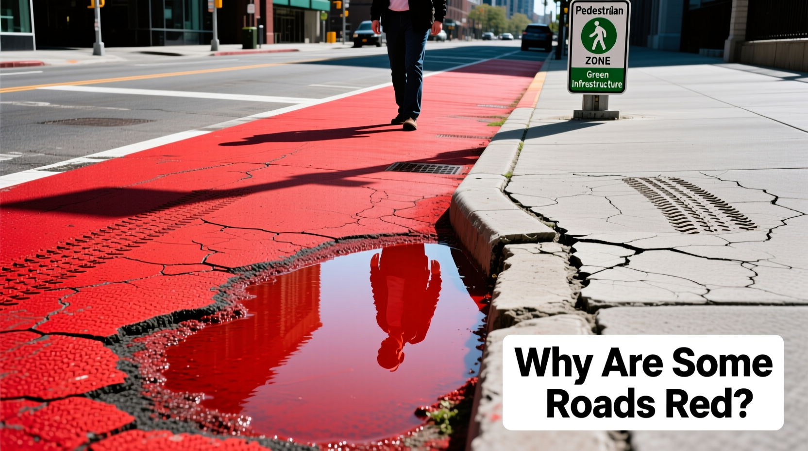 why are some roads red exploring the reasons behind red pavement