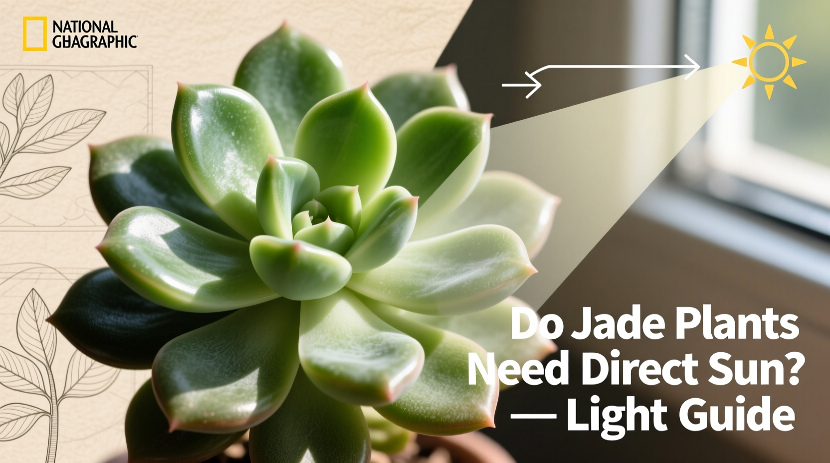 do jade plants need direct sun