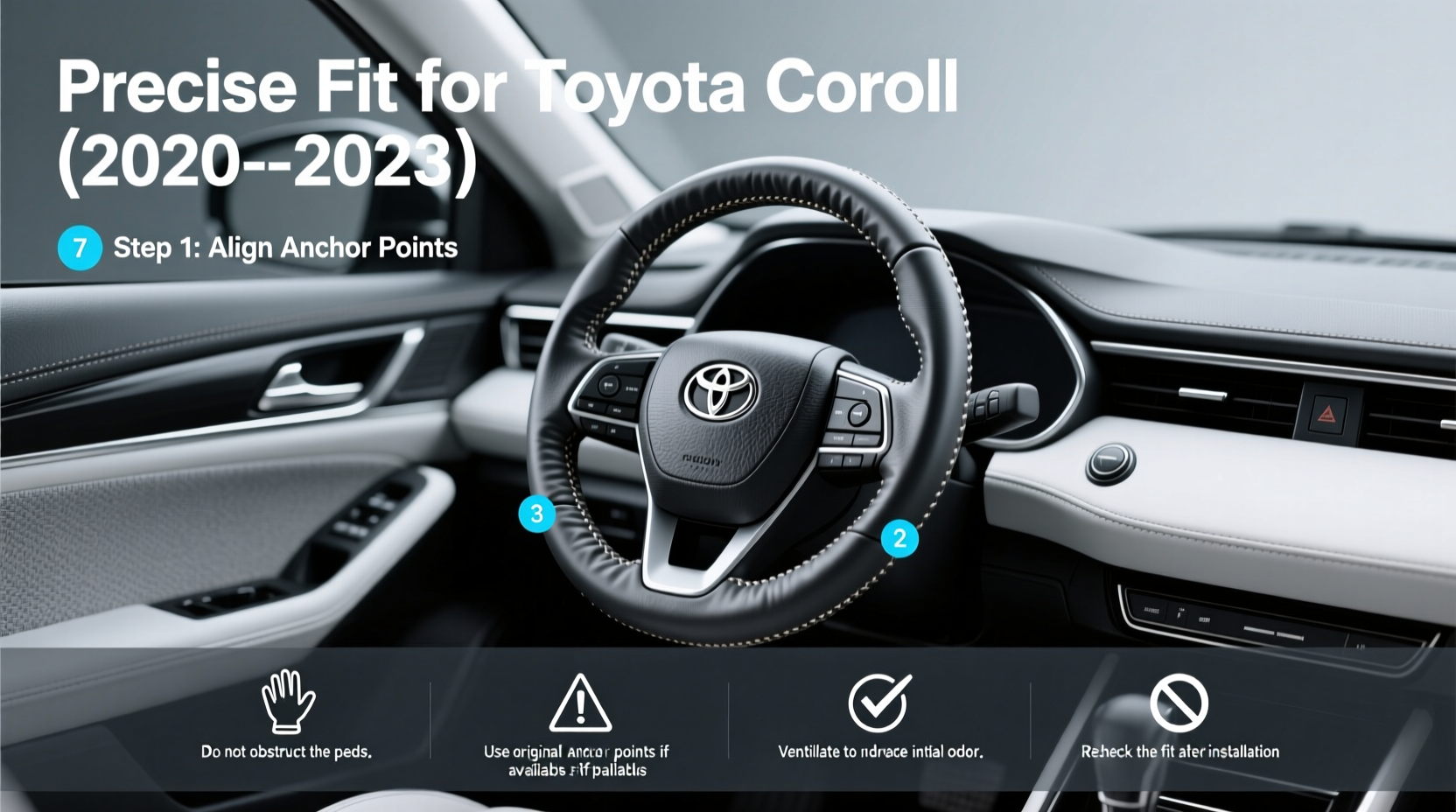 Toyota Corolla Steering Wheel Cover Size Buying Guide