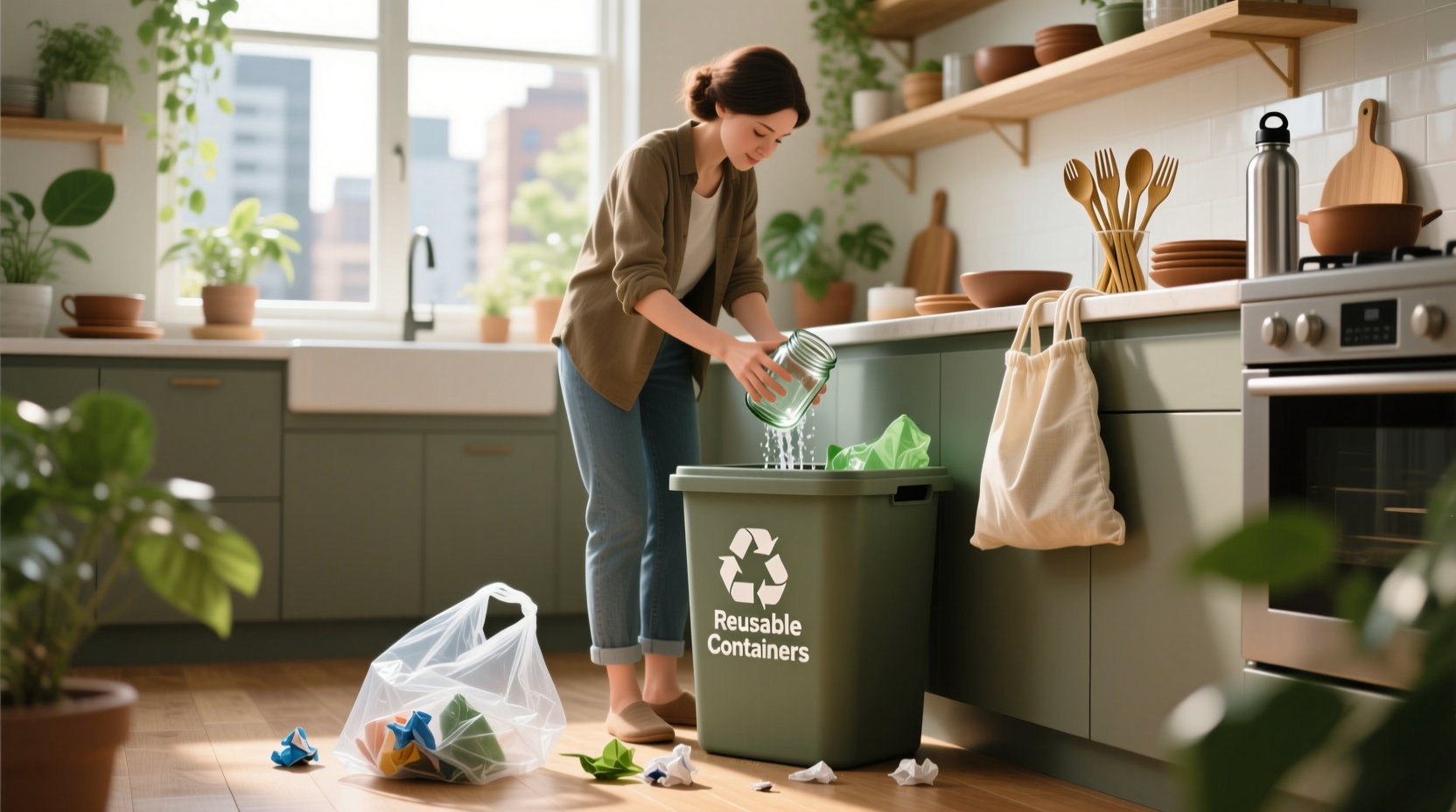 quickly reduce the amount of plastic you throw away