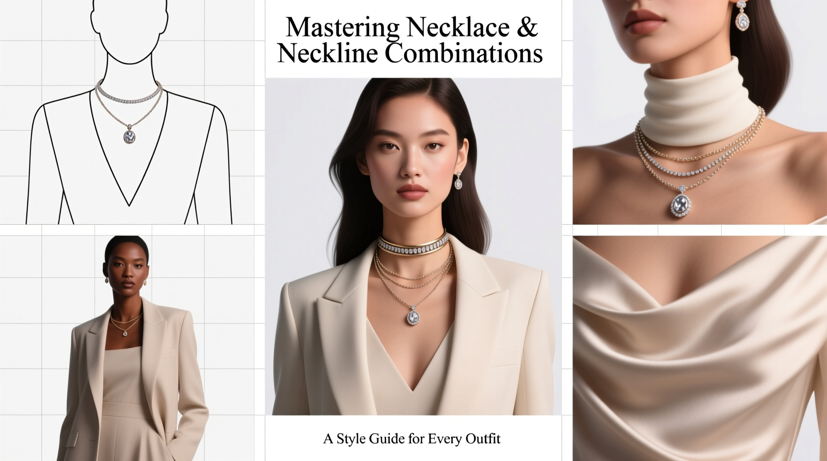mastering necklace and neckline combinations a style guide for every outfit