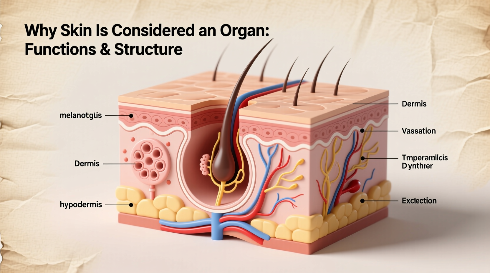 why is skin considered an organ functions definition 2