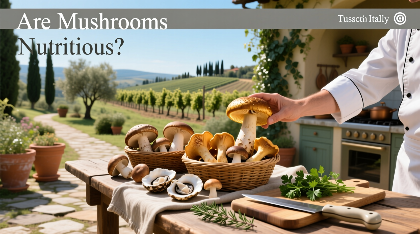 are mushrooms nutritious