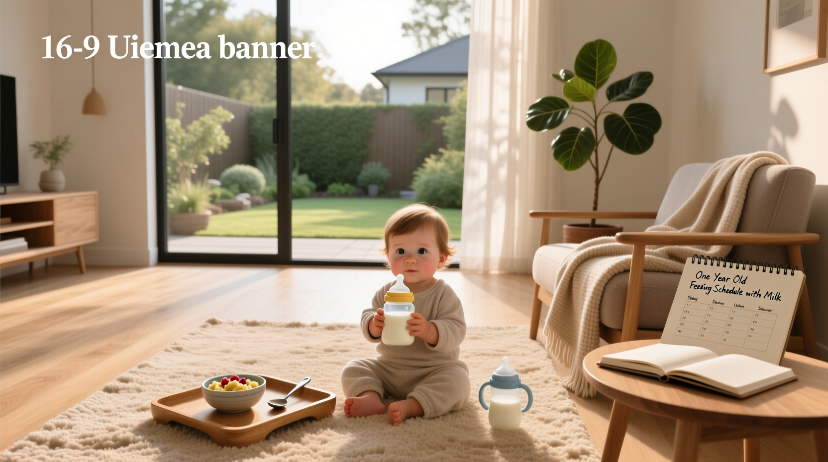 1 year old feeding schedule with milk