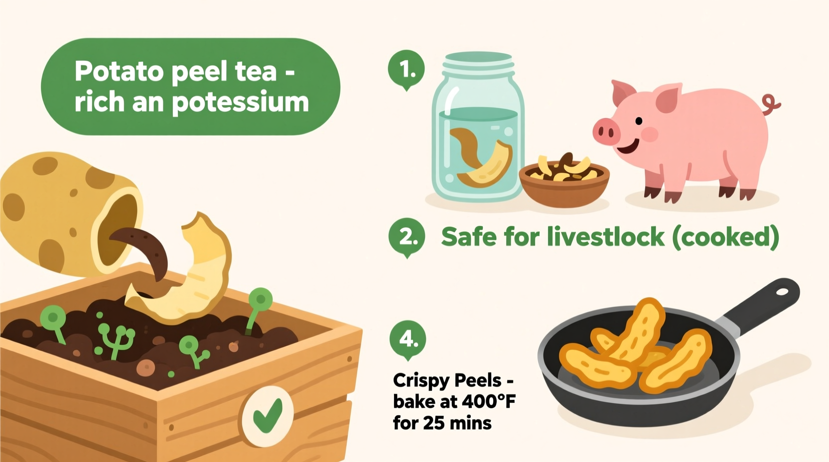 10 Practical Uses for Potato Peelings: Reduce Food Waste