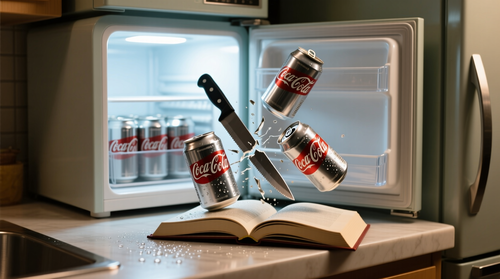 split a 12 pack in half to fit it in a mini fridge