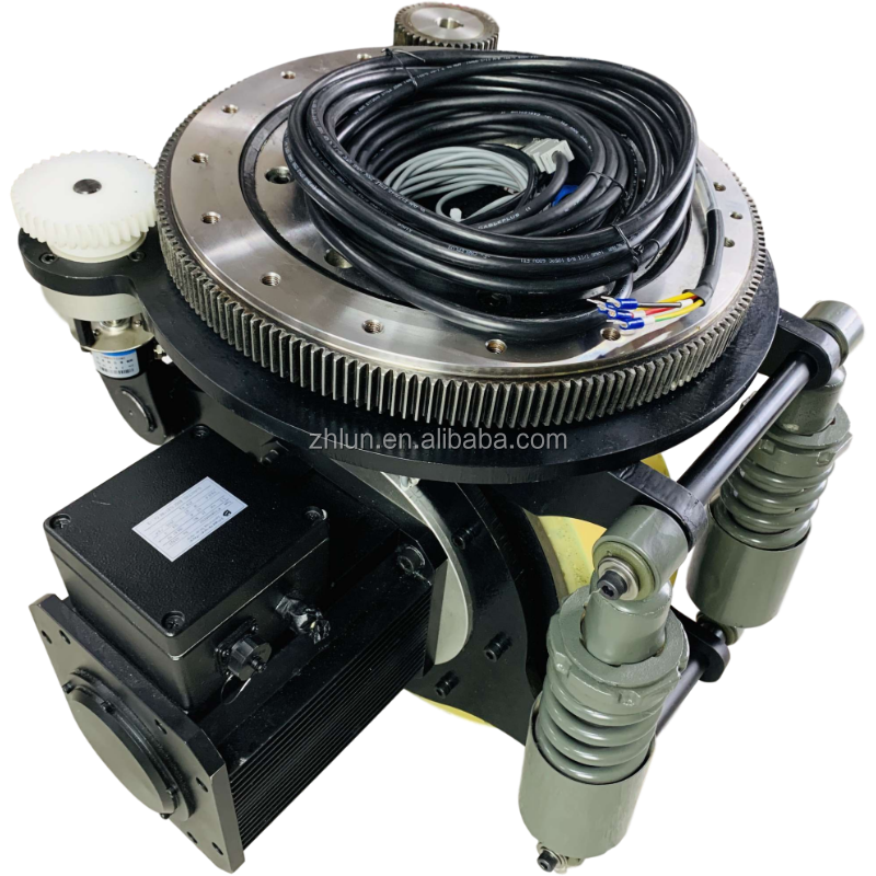 Customization 2000kg Load Electric Drive Wheel Polyurethane Rubber Hub Motor