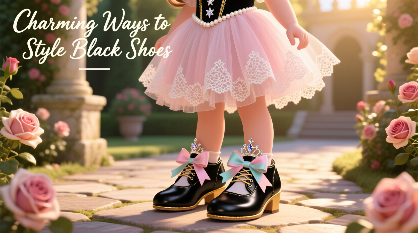 charming ways to style black shoes for your little princess creative outfit ideas and tips