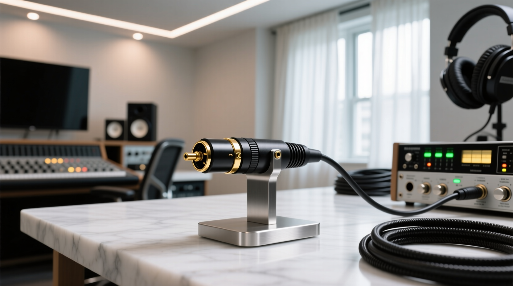 low profile xlr connector guide size, fit diy tips