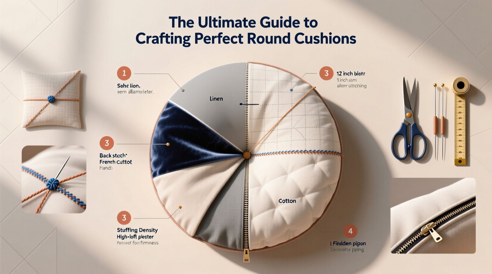the ultimate guide to crafting perfect round cushions step by step tips and techniques