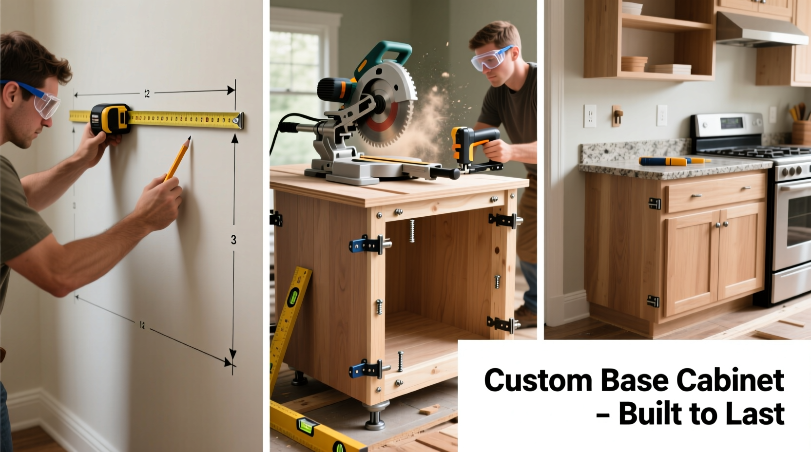 step by step guide to building a durable and custom base cabinet for your home
