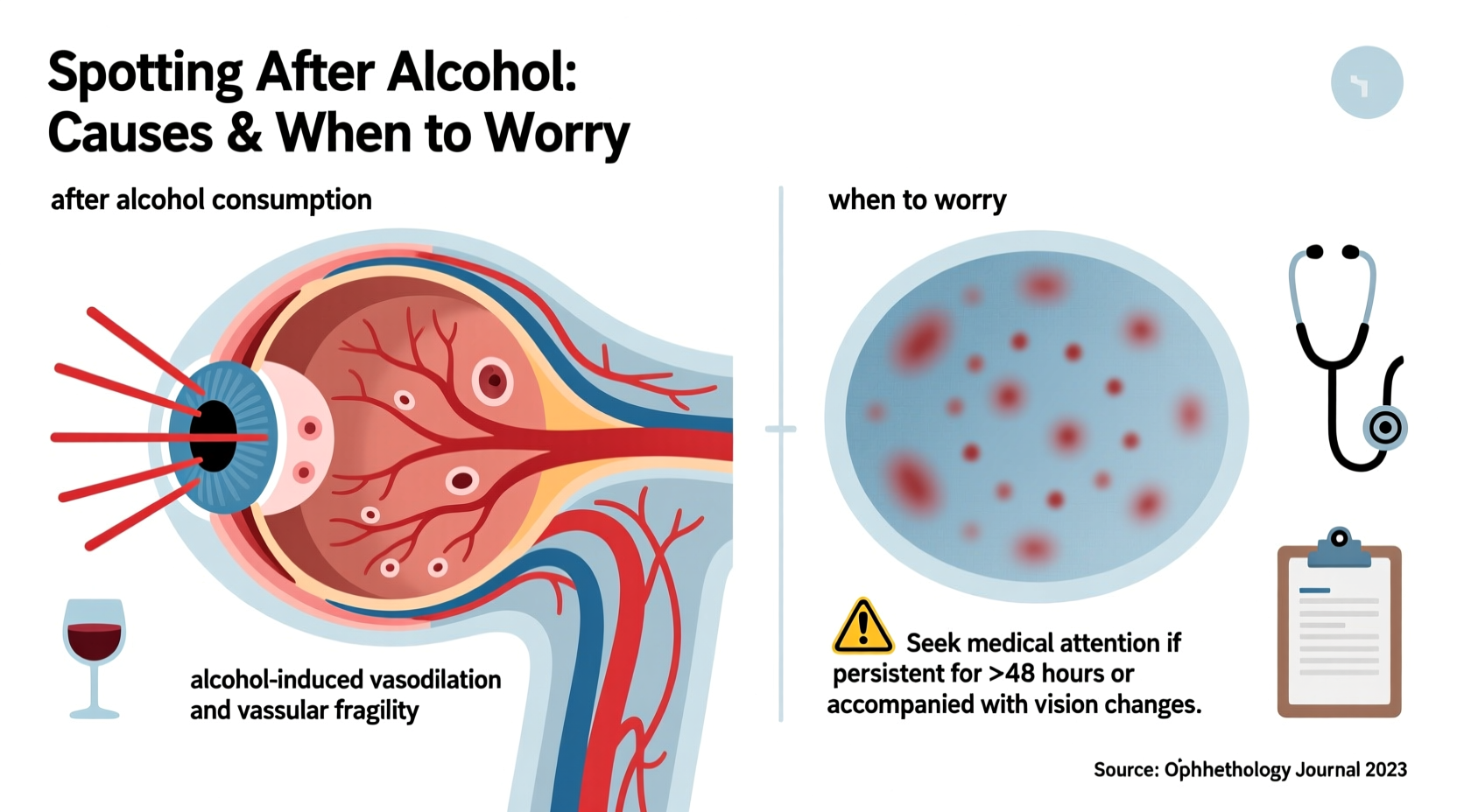 spotting after alcohol why it happens and when to worry