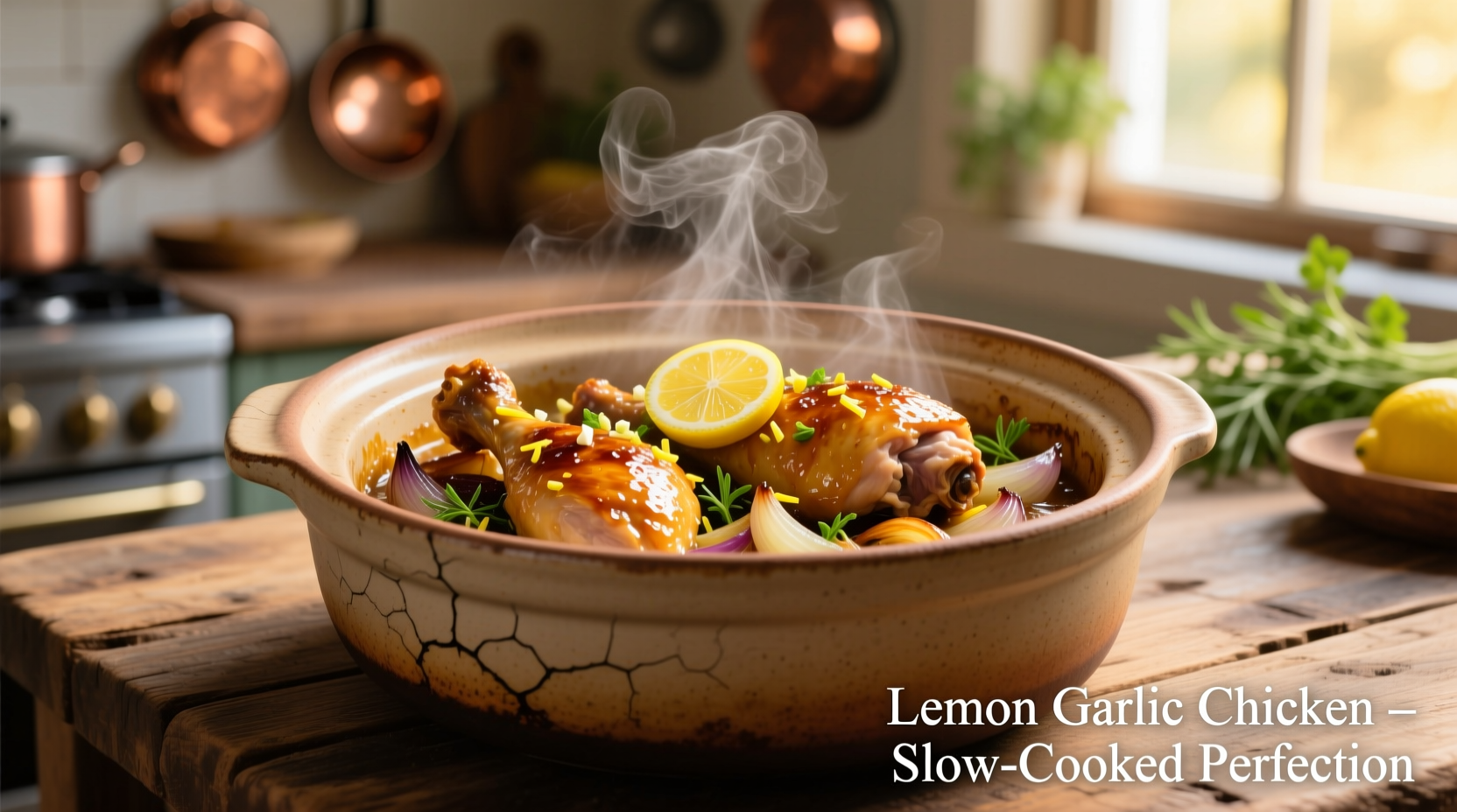 Perfect Lemon Garlic Chicken Crock Pot Recipe in 6 Steps