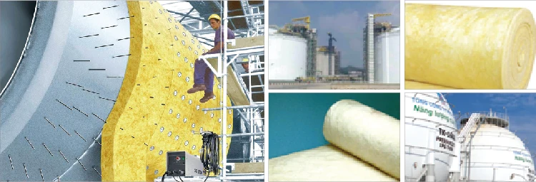 warehouse insulation in various thickness high temperature industrial building insulation glass wool blanket on sale