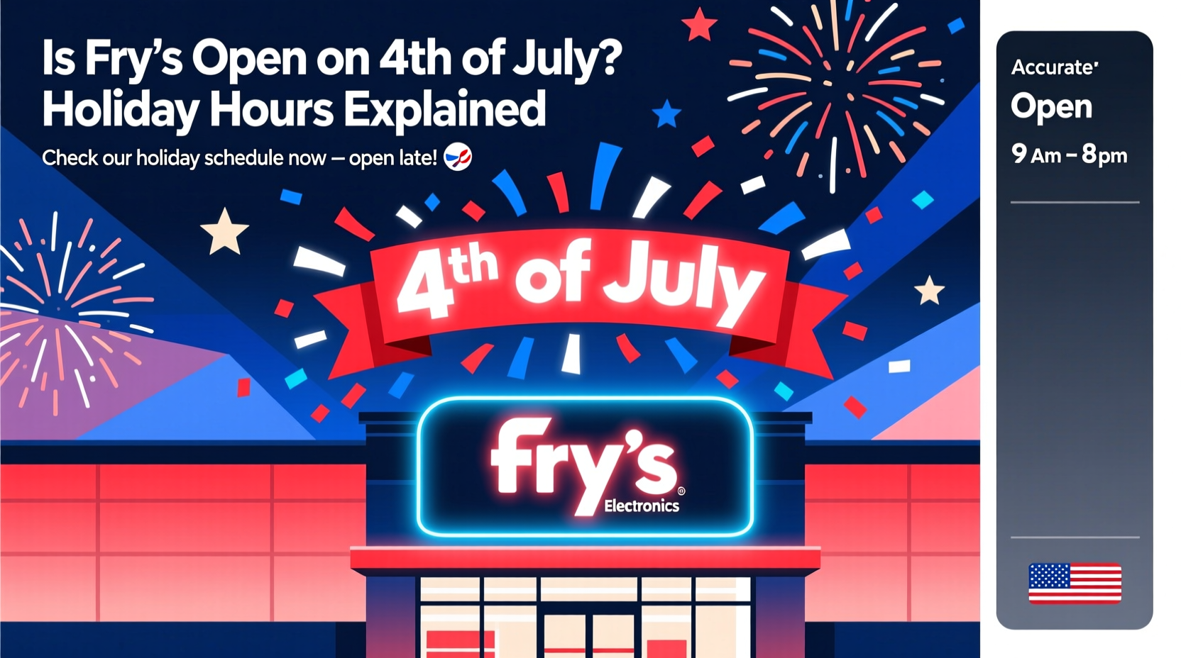 is frys open on 4th of july