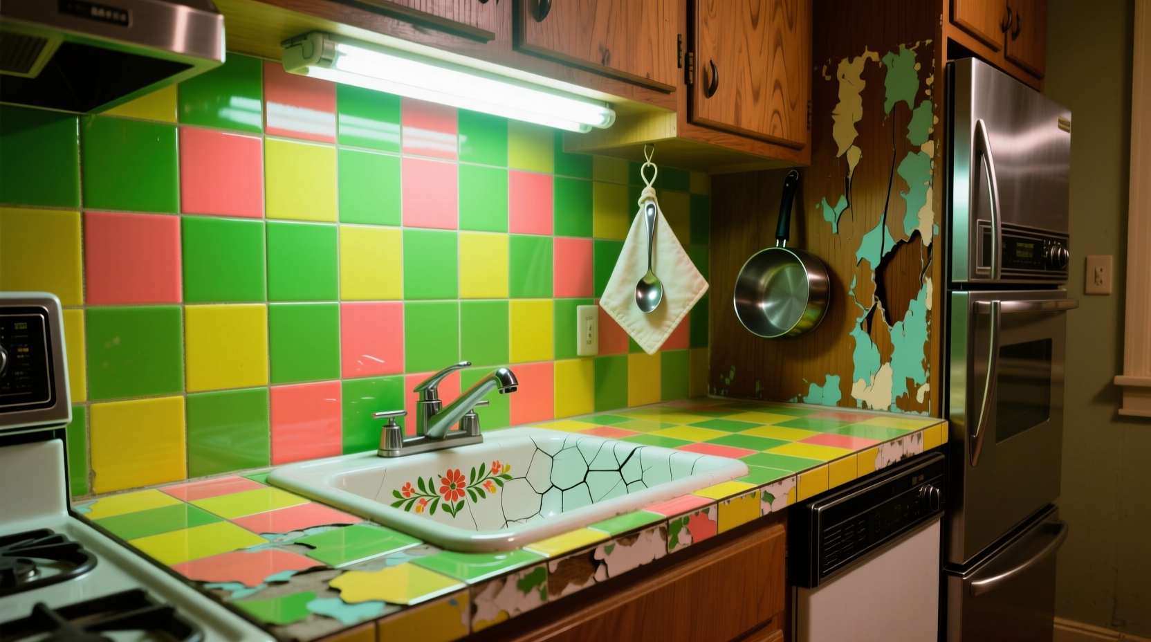 tacky kitchen countertop colors