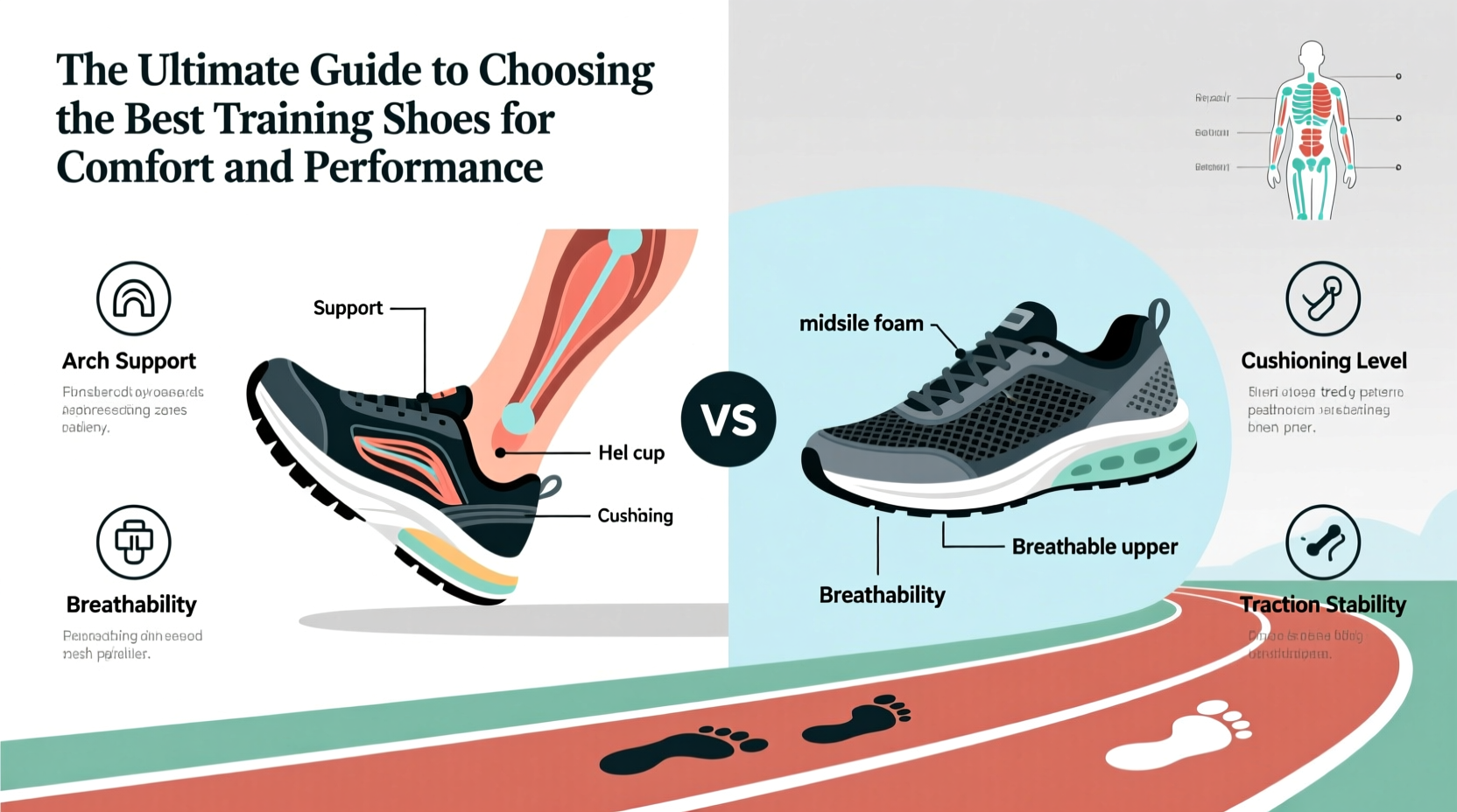 guide to choosing the best training shoes for comfort and performance