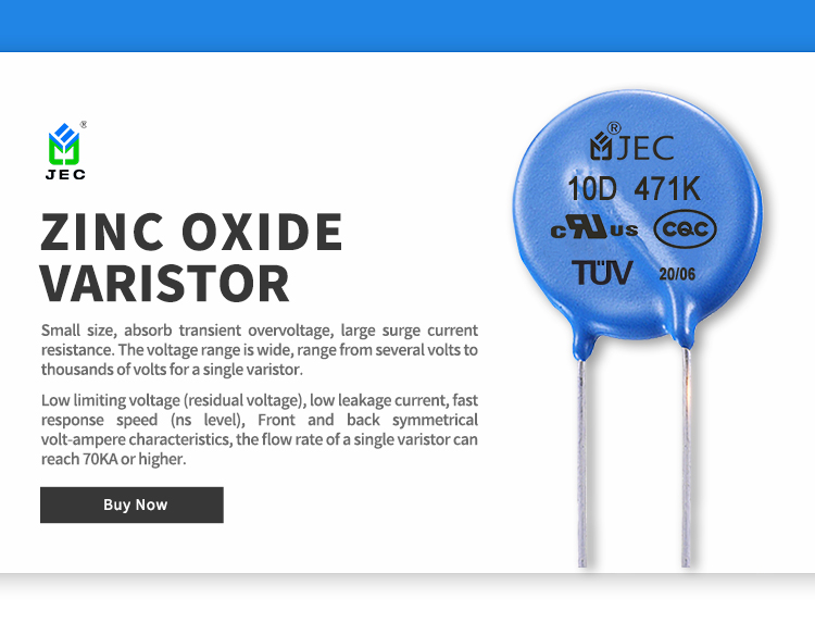 7D471K Varistor - Metal Oxide Epoxy Resin Film Zinc Oxide