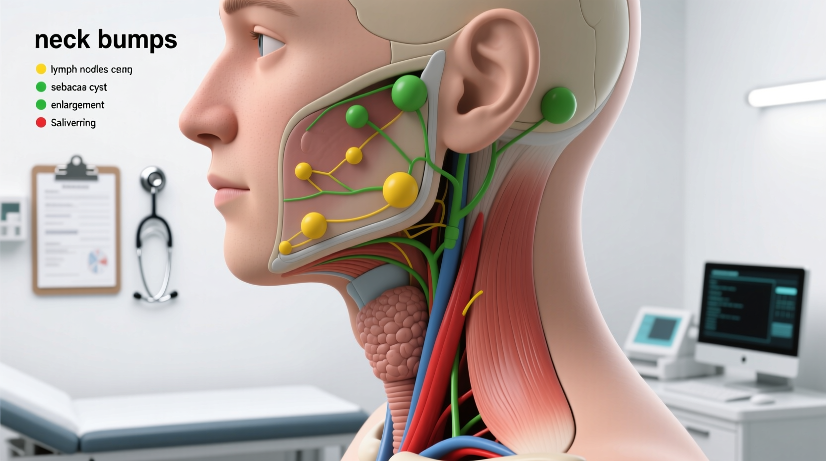 neck bumps common causes identification and treatment