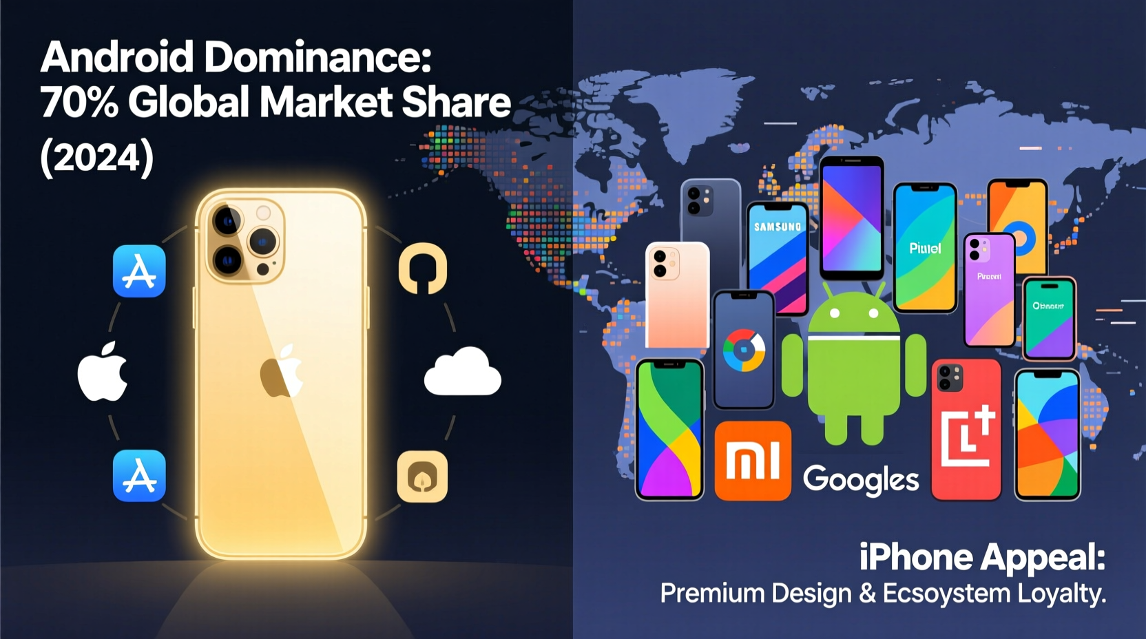 why is android still so dominant when everyone loves iphones