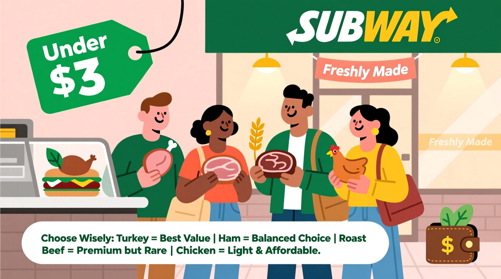 a guide to choosing the best meat at subway without breaking the bank
