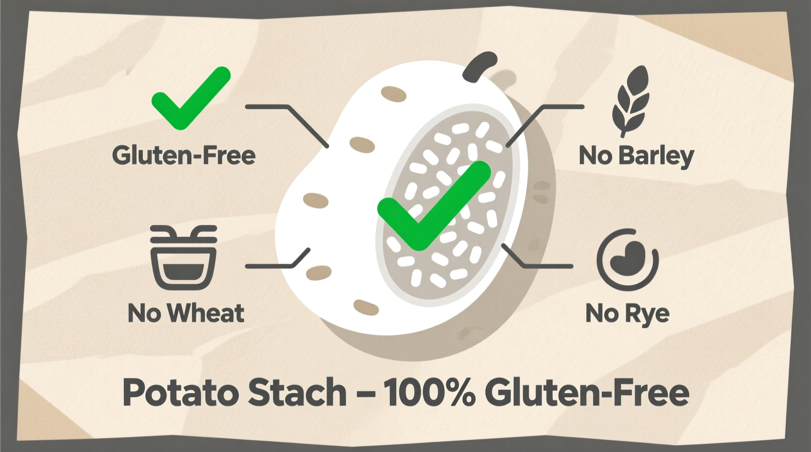 Does Potato Starch Have Gluten? Clear Answer + Safety Tips