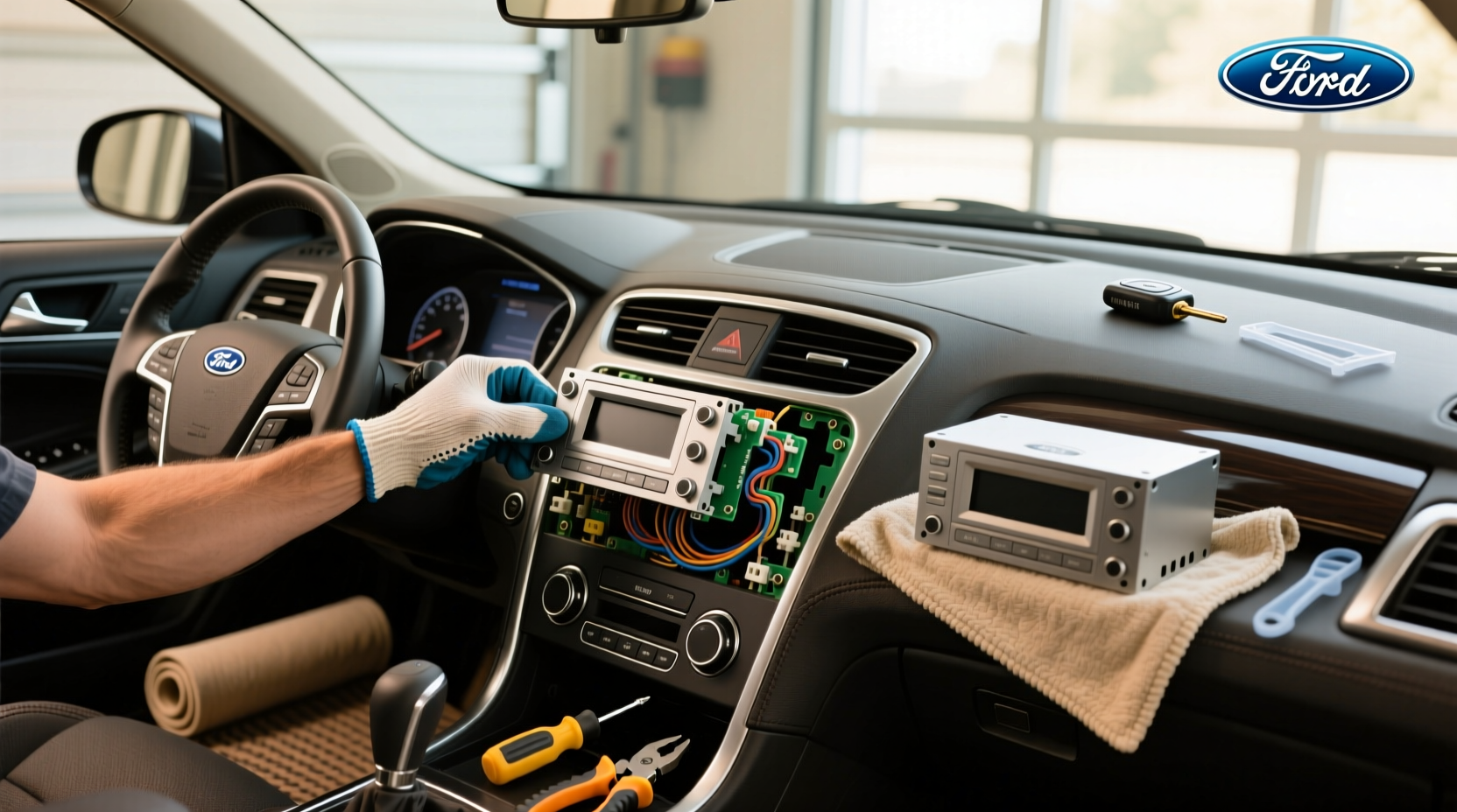 2016 ford fusion radio replacement guide