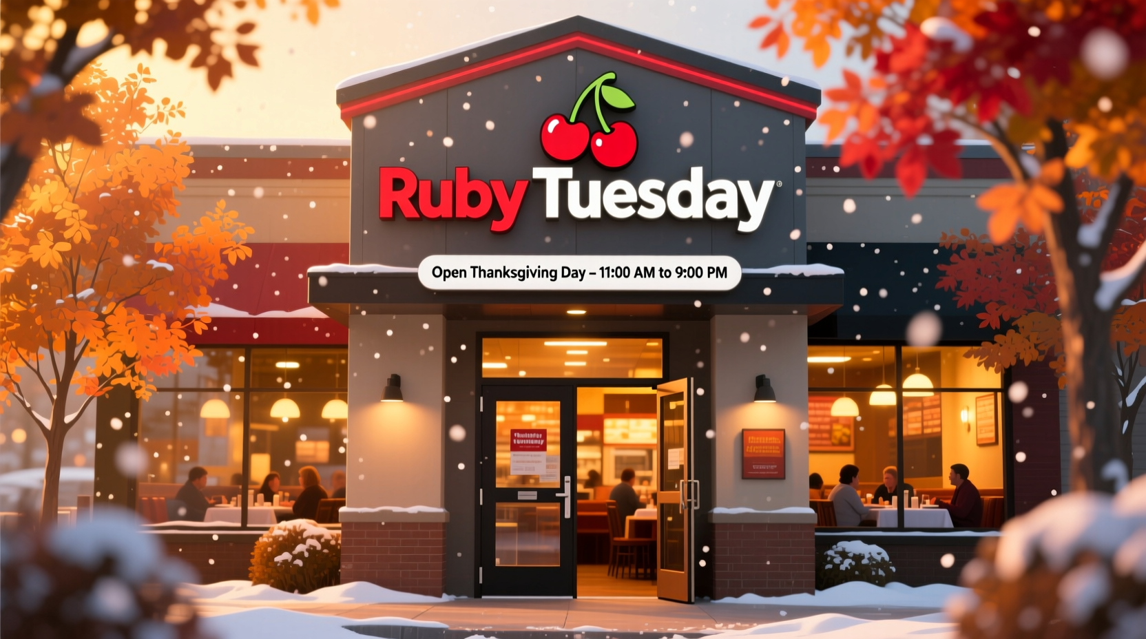 is ruby tuesday open on thanksgiving
