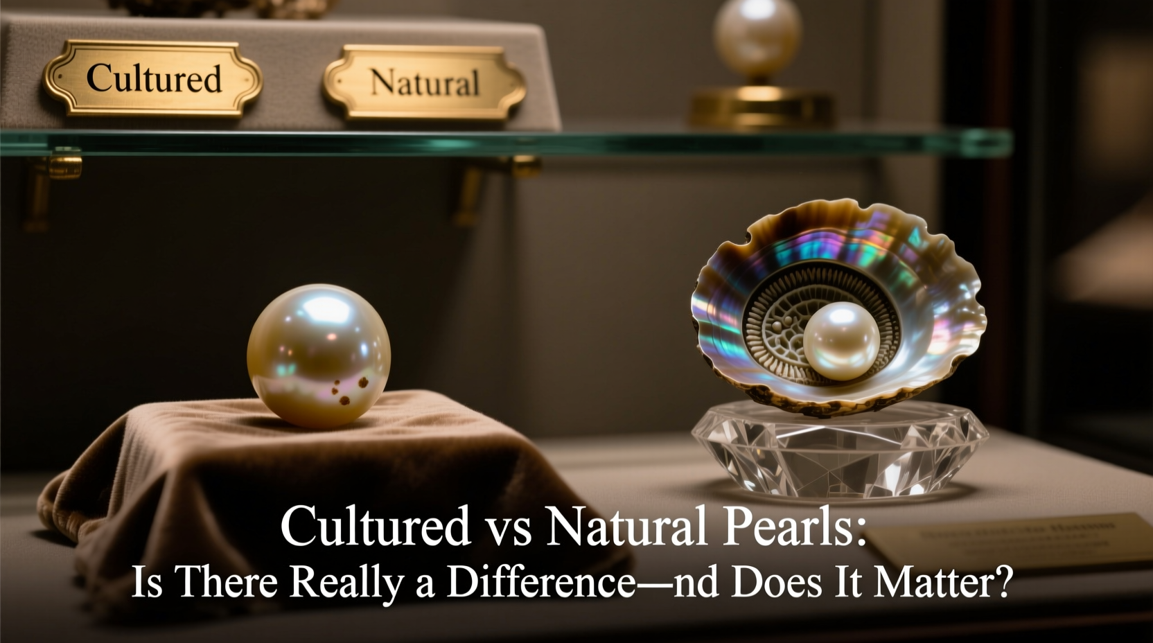 cultured vs natural pearls is there really a difference and does it matter