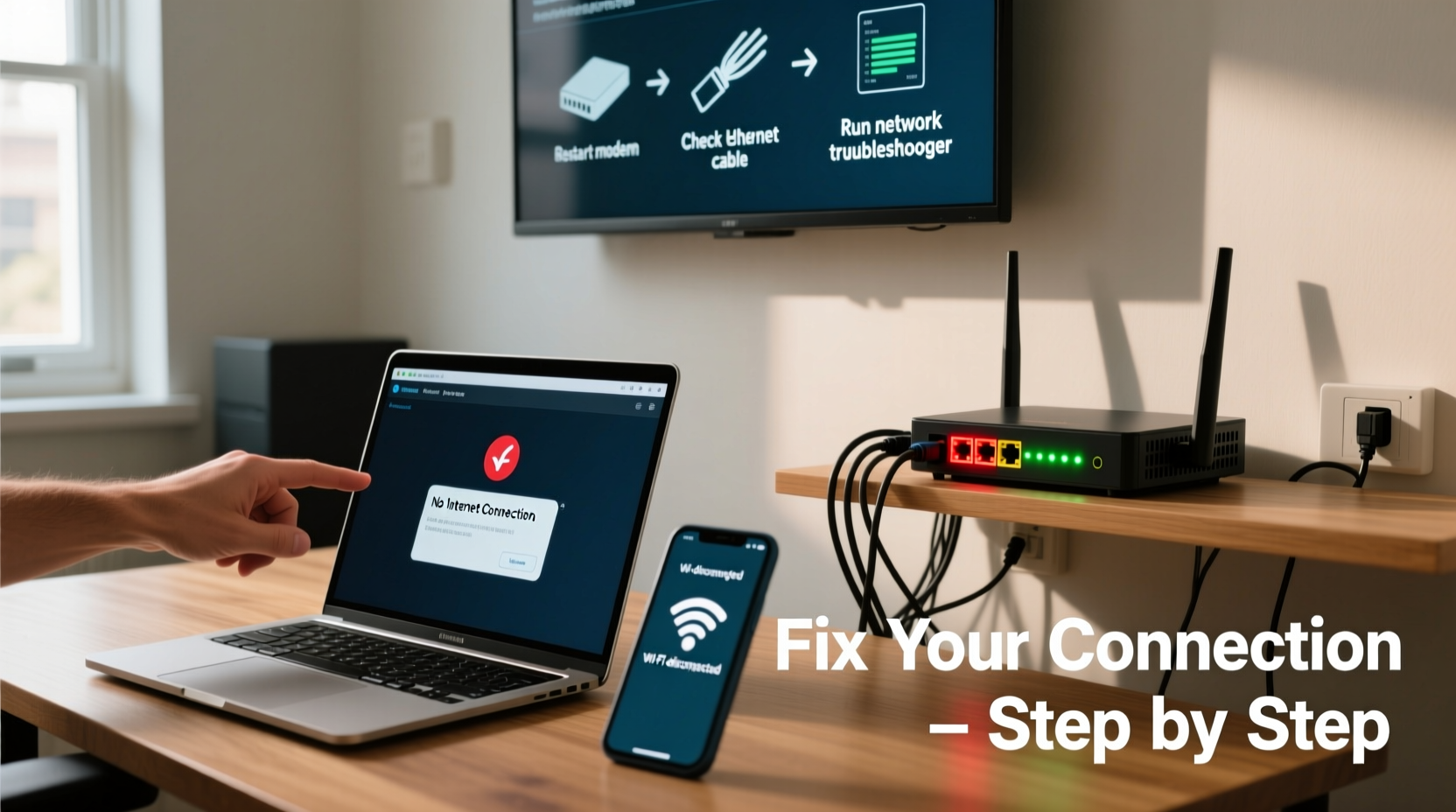 internet not connecting troubleshoot fix your connection