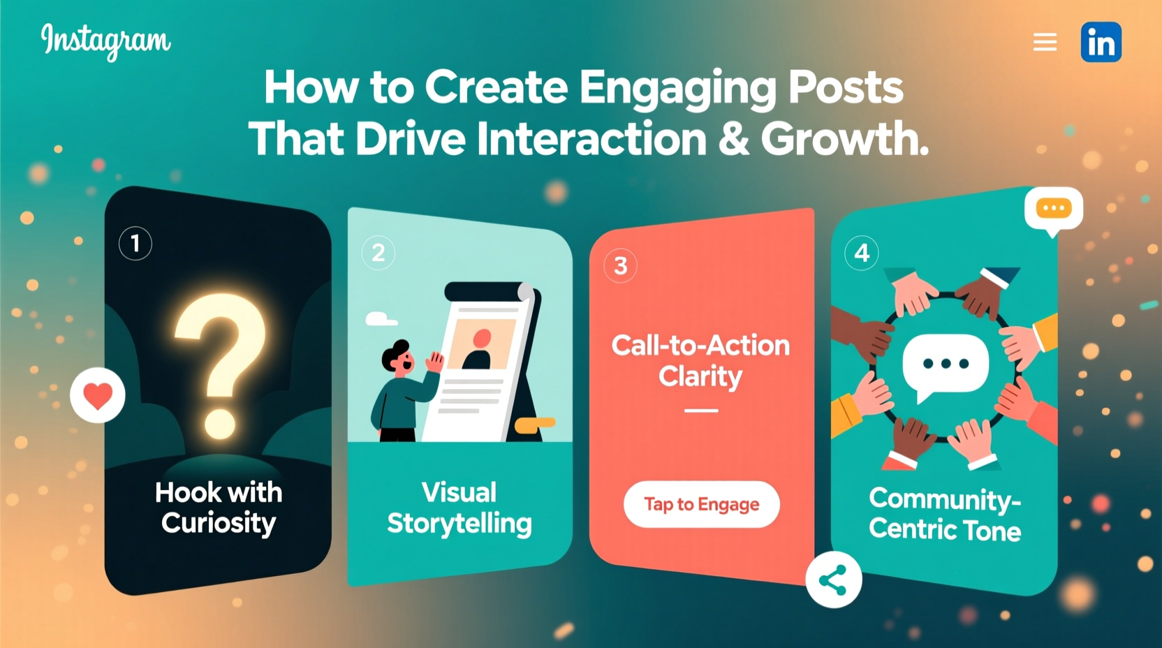 how to create engaging posts that drive interaction and growth