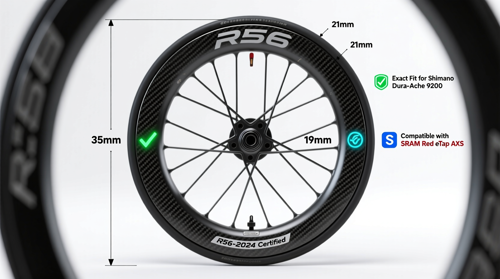 r56 carbon wheel fitment