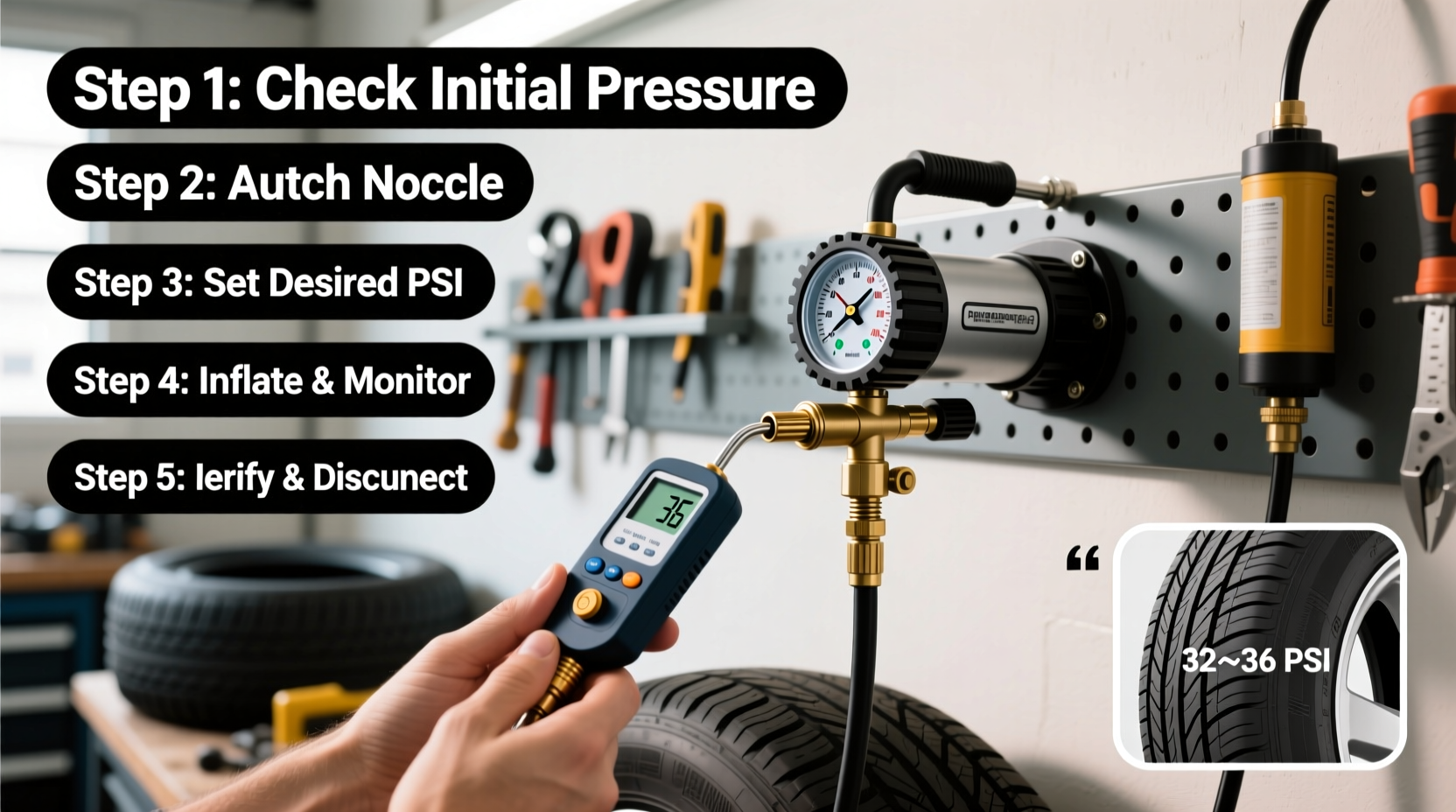 mastering air pumps a step by step guide to efficiently inflate tires and more