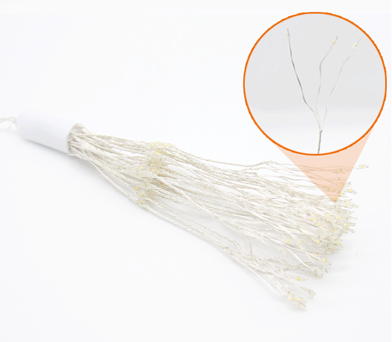 Fireworks Remote Control Battery Powered Lamp String lights For Garden Decoration Bouquet LED String Christmas Festival lamp