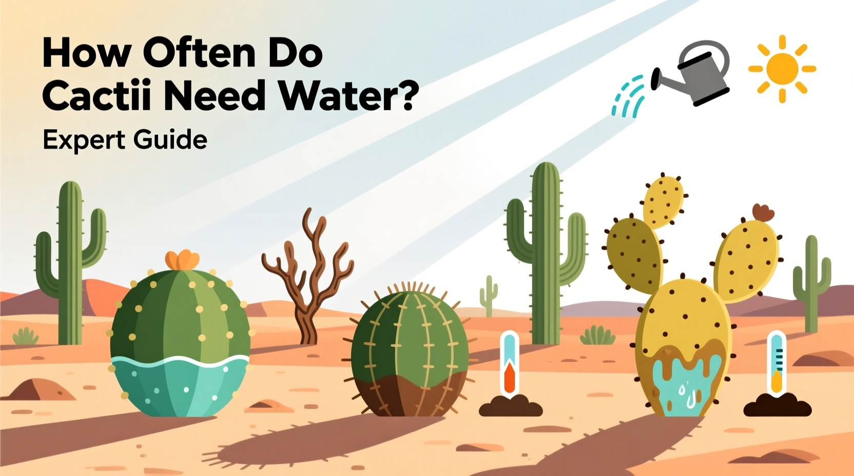 how often do cactus need water