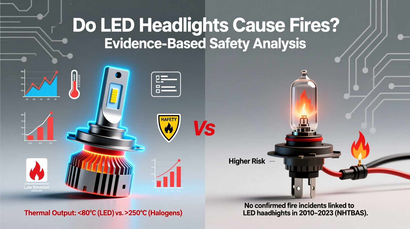 Do LED Headlights Cause Fires? Evidence-Based Safety Analysis