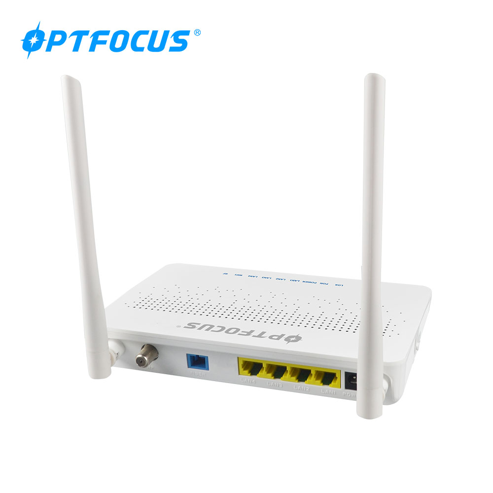1GE 3FE CATV USB 2.4G Wifi Optical Network Unit WEB CLI OLT Management