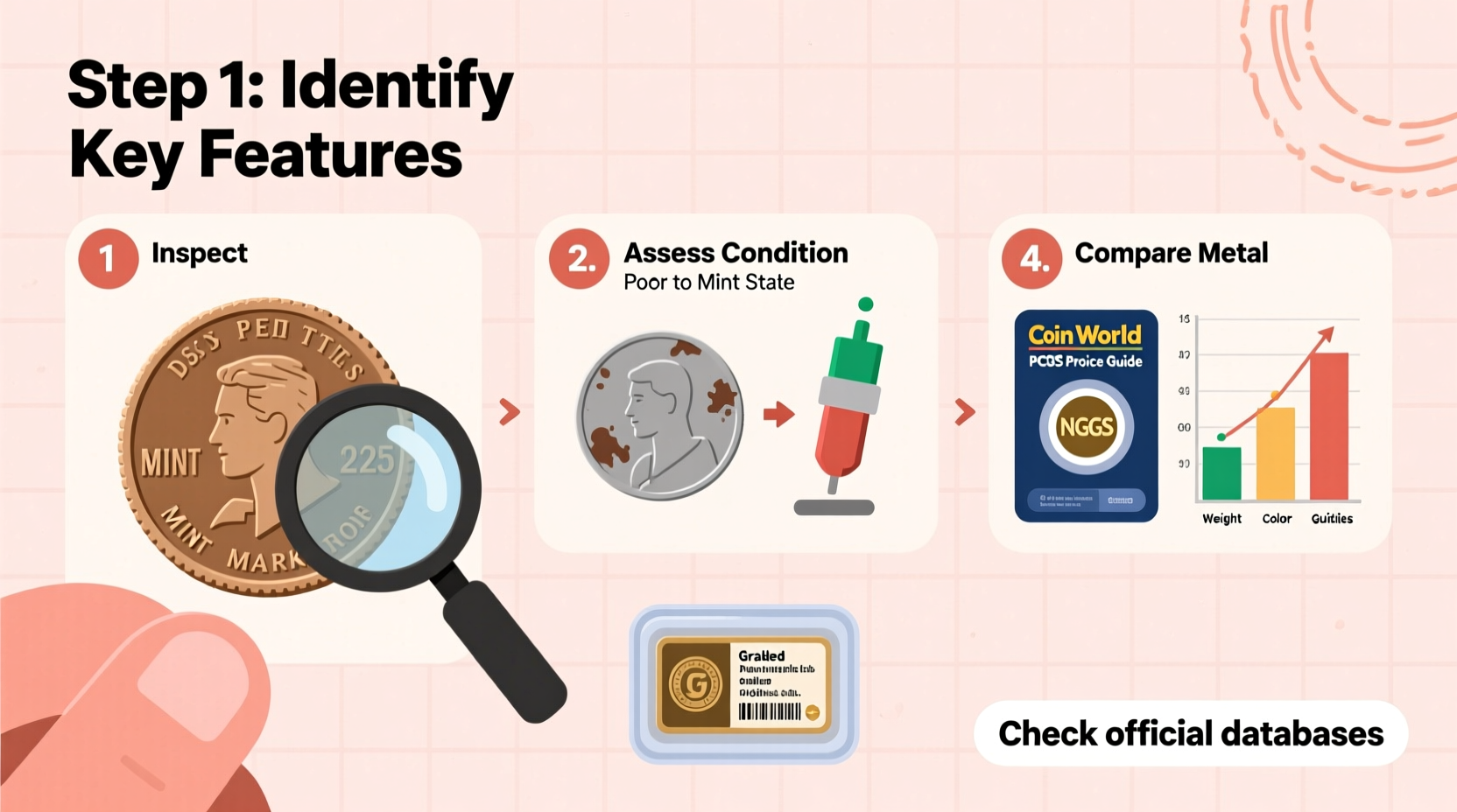 how to accurately check coin values a step by step guide for collectors and beginners