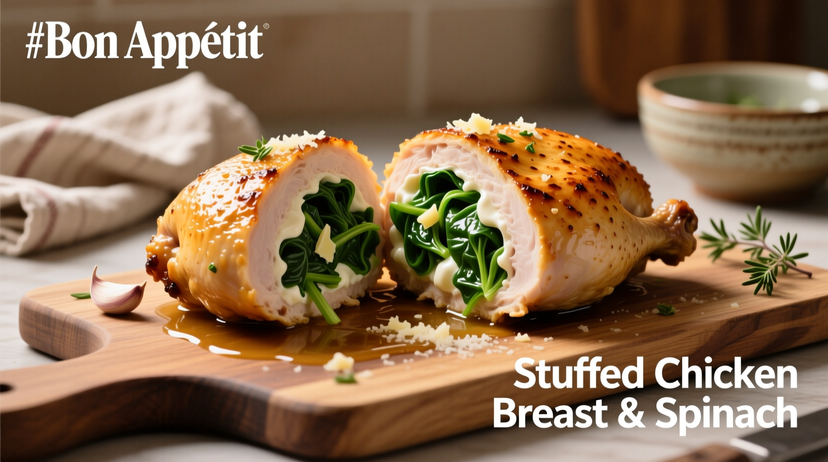 Perfect Spinach Stuffed Chicken Breast Recipe in 45 Minutes
