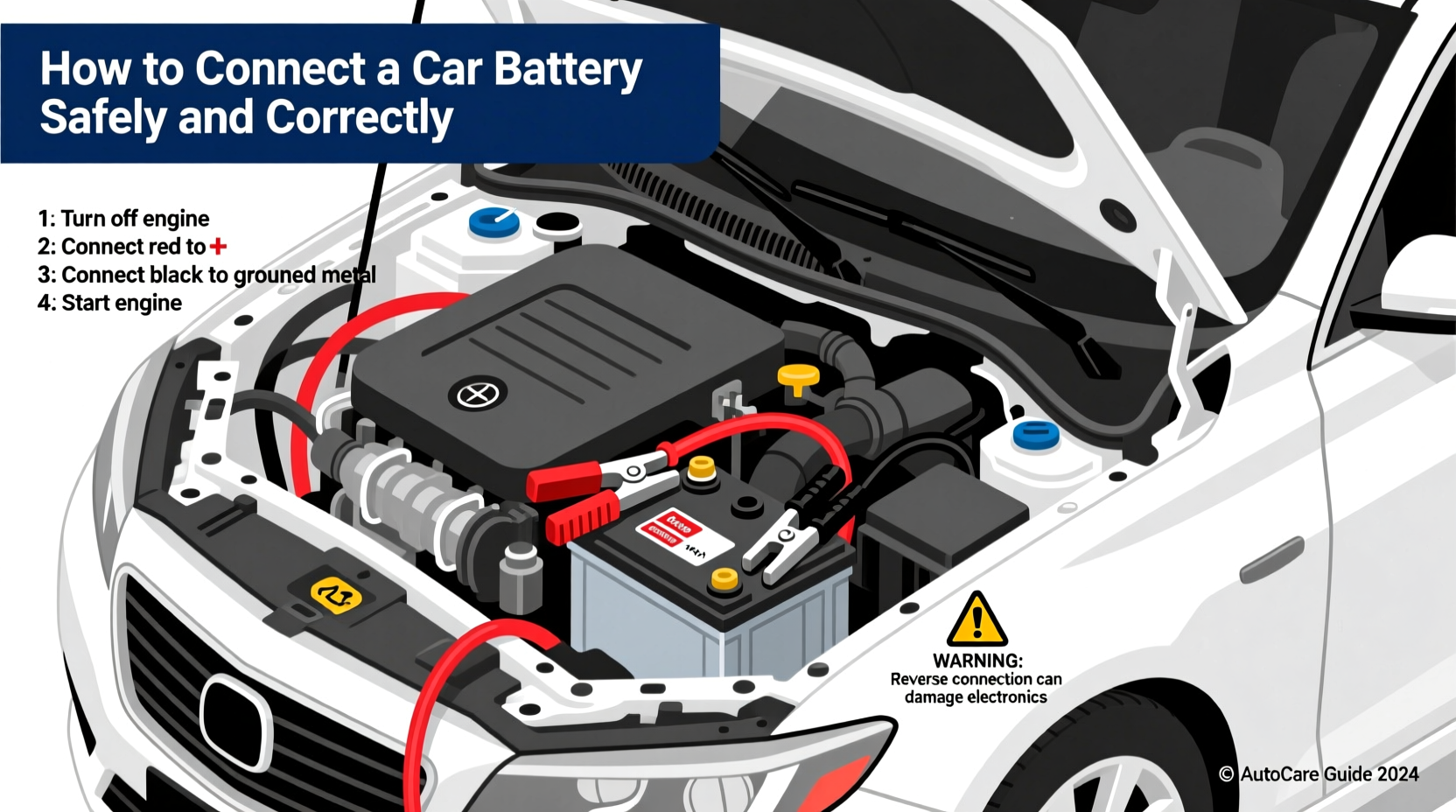 how do you connect a car battery