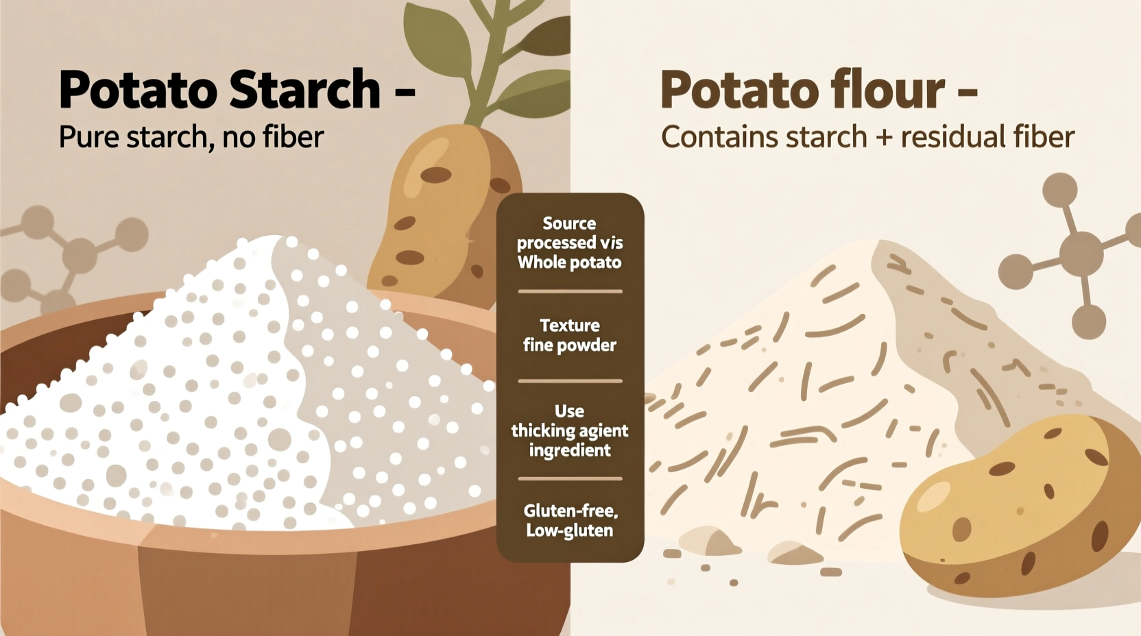 Potato Starch vs Potato Flour: Clear Differences Explained