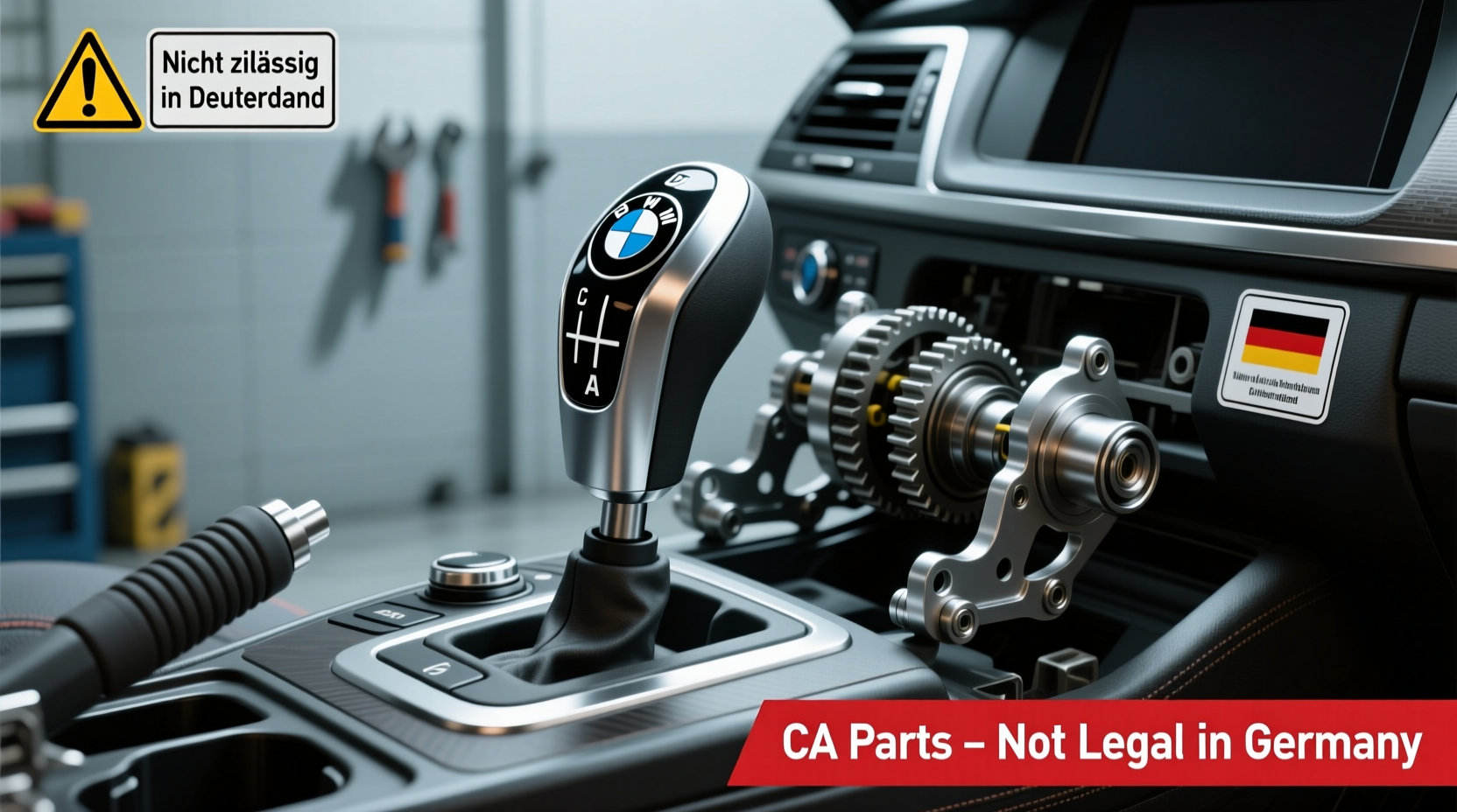 bmw shifter legality germany ca