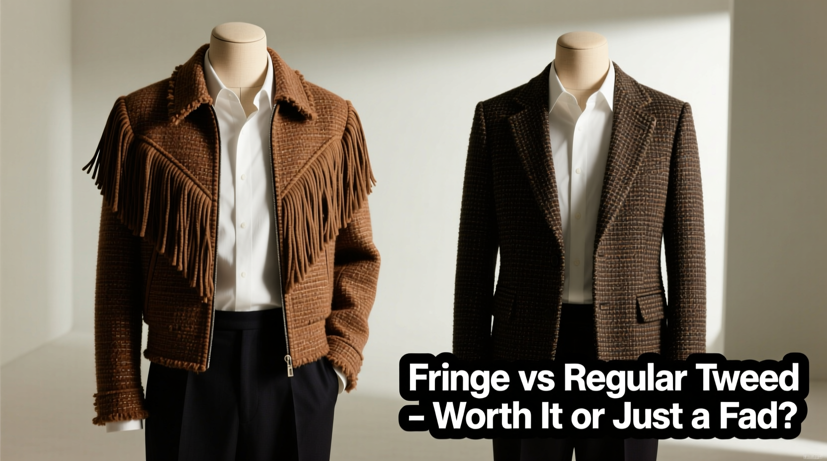 fringed vs regular tweed jacket is the fringe worth it or just a fad