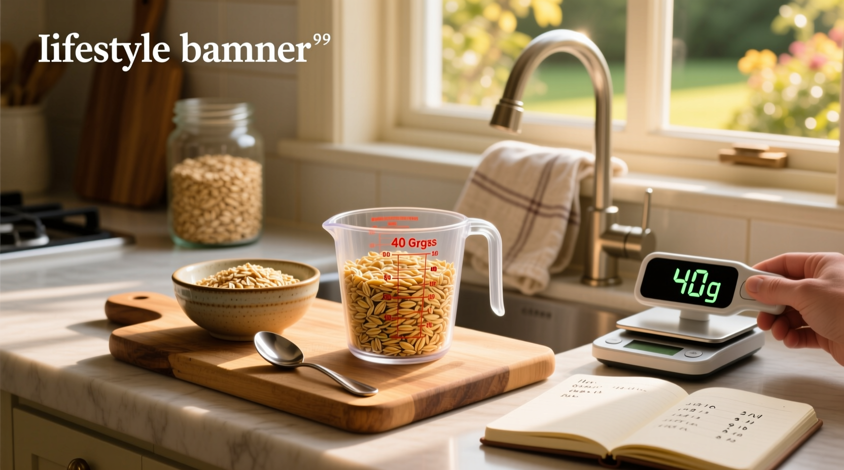 40 grams of oats to cups conversion